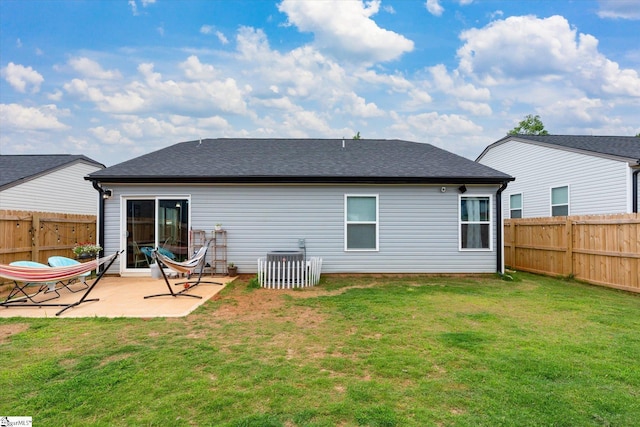 101 Sunrise Rd, Spartanburg, SC 29302 - rear view of house with a patio, roof with shingles, and central air condition unit
