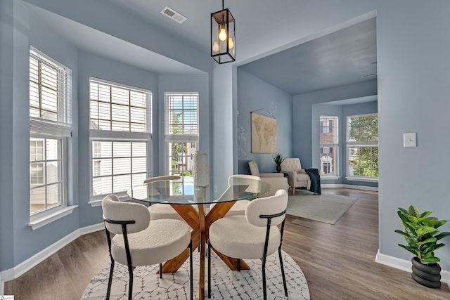 470 Canewood Pl, Mauldin, SC 29662 - dining area featuring baseboards and wood finished floors