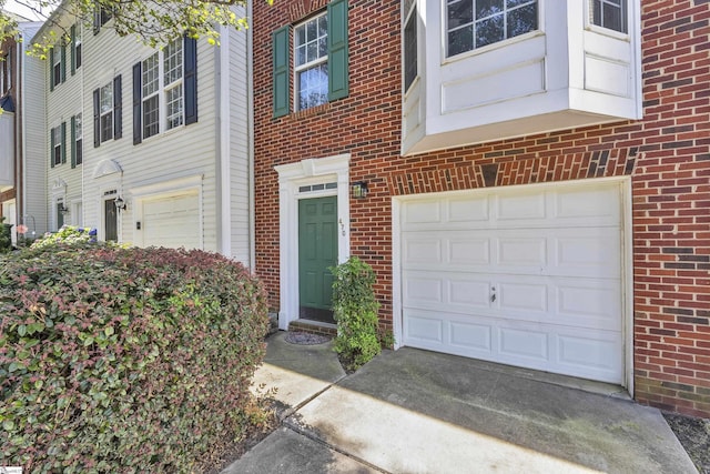 470 Canewood Pl, Mauldin, SC 29662 - entrance to property featuring a garage, brick siding, and concrete driveway