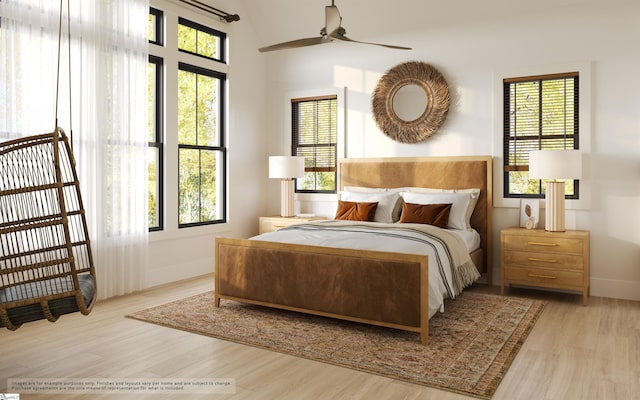 217 Trevi Dr Lot 463, Greenville, SC 29609 - bedroom with wood finished floors, multiple windows, and baseboards