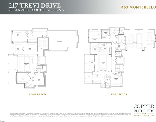 217 Trevi Dr Lot 463, Greenville, SC 29609 - floor plan / room layout