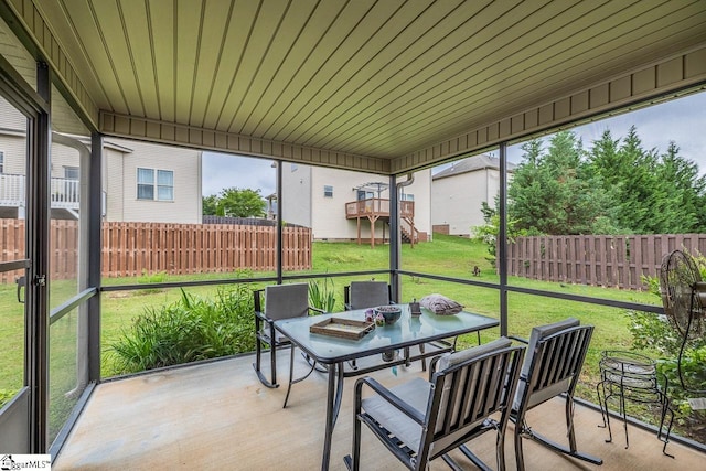 653 Chartwell Dr, Greer, SC 29650 - sunroom / solarium with outdoor dining space
