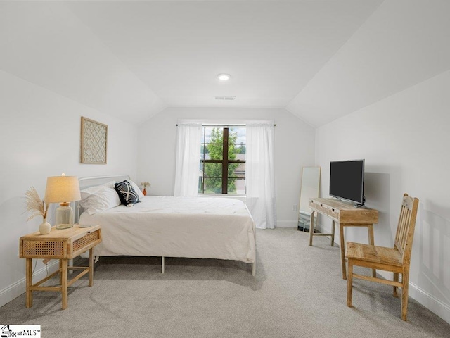 115 Harbor Master Ln, Taylors, SC 29687 - bedroom featuring vaulted ceiling, light colored carpet, and baseboards