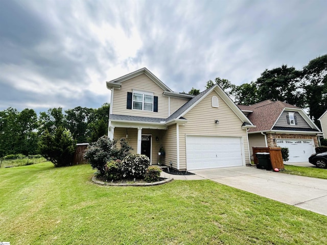 18 Parkwalk Dr, Greer, SC 29650 - traditional-style house featuring concrete driveway and a garage