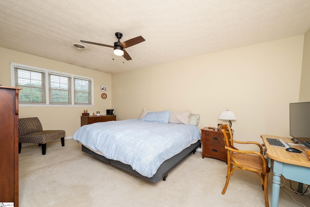 208 S Severn Cir, Easley, SC 29642 - bedroom featuring light carpet and a ceiling fan