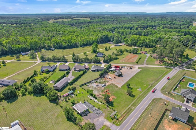 121 Lowe Rd, Piedmont, SC 29673 - aerial view of property and surrounding area with a forest