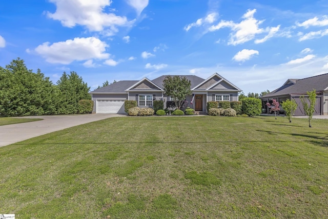 121 Lowe Rd, Piedmont, SC 29673 - craftsman house featuring driveway, a garage, and a front lawn