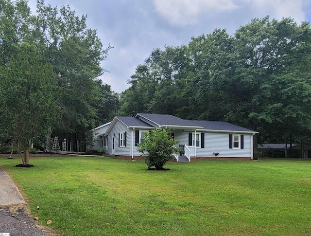242 Lewis Rd, Williamston, SC 29697 - view of side of property featuring a yard and a porch