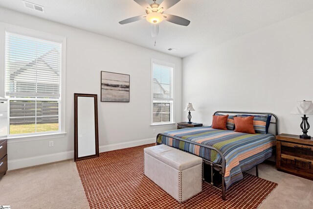 1 Winding Rock Rd, Simpsonville, SC 29680 - carpeted bedroom with baseboards and ceiling fan