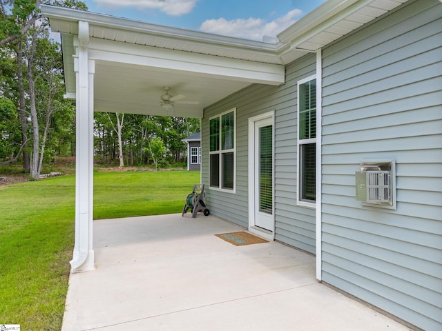 4427 Storehouse Run, Boiling Springs, SC 29316 - view of patio with ceiling fan