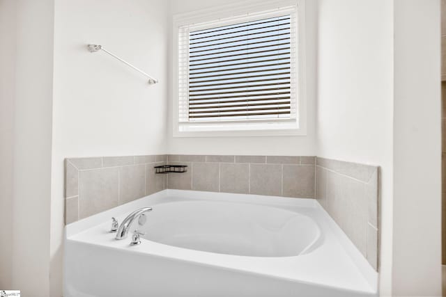 305 Kellen Ct, Duncan, SC 29334 - full bathroom featuring a garden tub and healthy amount of natural light