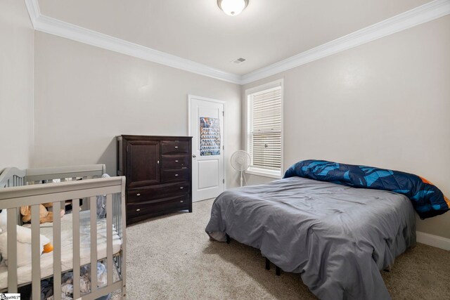 305 Kellen Ct, Duncan, SC 29334 - bedroom with ornamental molding, carpet floors, and baseboards