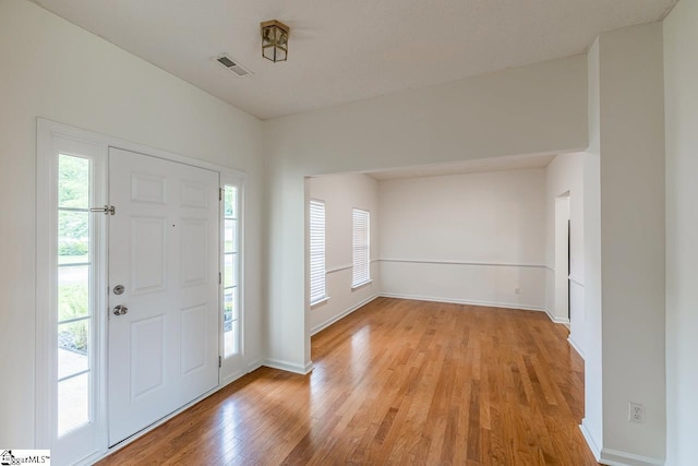 19 Hartwell Dr, Simpsonville, SC 29681 - foyer entrance featuring light wood-style flooring and baseboards