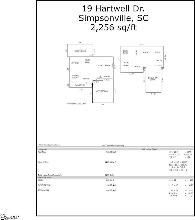 19 Hartwell Dr, Simpsonville, SC 29681 - floor plan / room layout