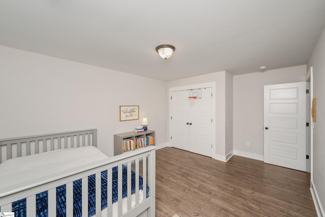 881 Cothran Rd, Inman, SC 29349 - bedroom with wood finished floors, baseboards, and a closet
