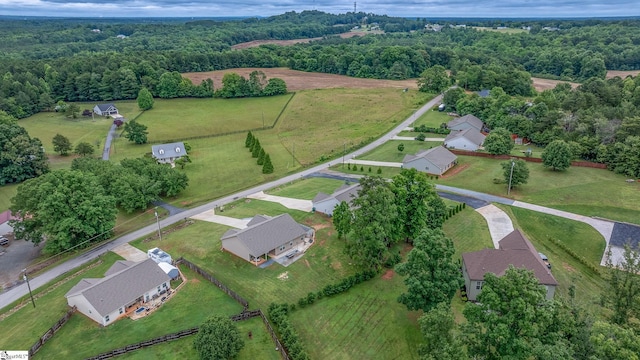 881 Cothran Rd, Inman, SC 29349 - aerial overview of property's location featuring a forest