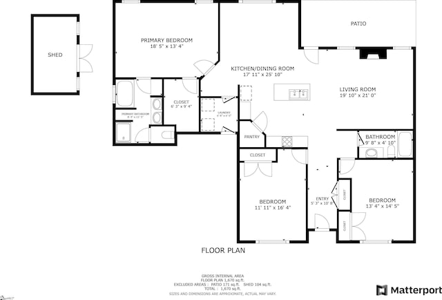 881 Cothran Rd, Inman, SC 29349 - floor plan / room layout