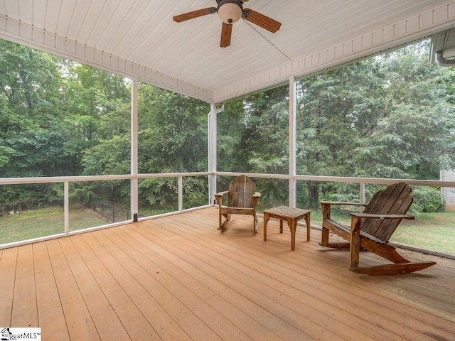 251 Saddlebrook Dr, Moore, SC 29369 - sunroom with a ceiling fan