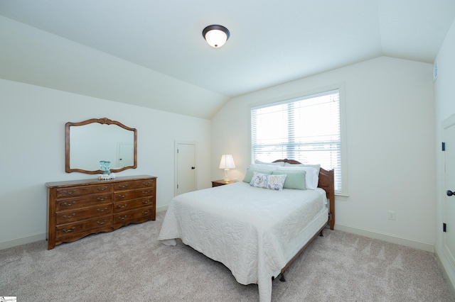 26 Bradstock Dr, Greer, SC 29650 - bedroom featuring lofted ceiling, carpet floors, and baseboards