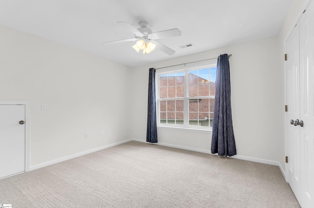 376 Woodsberry Shoals Dr, Duncan, SC 29334 - spare room with carpet, baseboards, and a ceiling fan