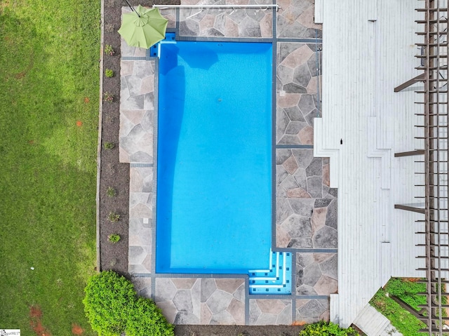868 Old Hundred Rd, Pelzer, SC 29669 - drone / aerial view of a pool area