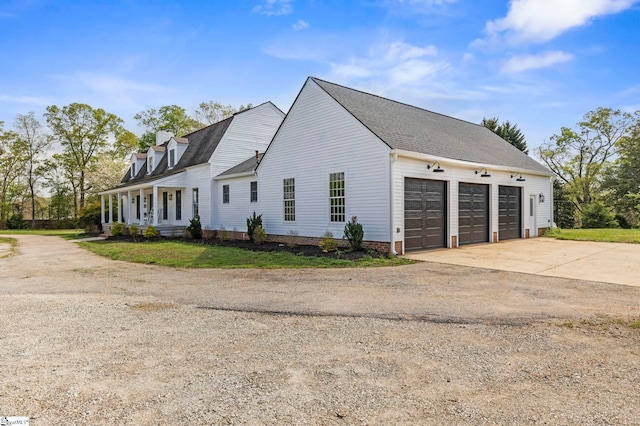 868 Old Hundred Rd, Pelzer, SC 29669 - view of side of property featuring concrete driveway and roof with shingles