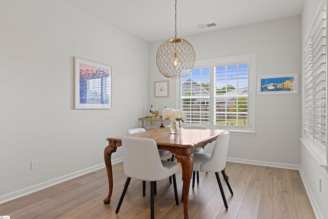 603 Betony Way, Greenville, SC 29607 - dining area with light wood-style flooring and baseboards
