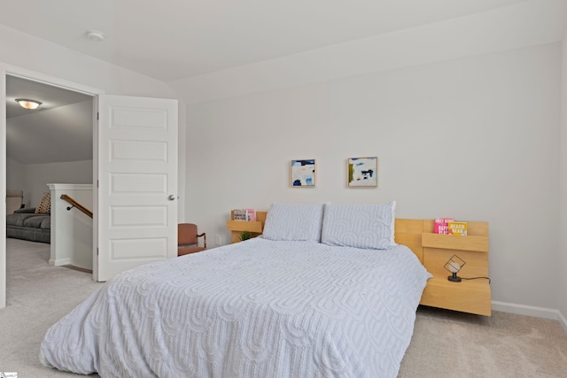 603 Betony Way, Greenville, SC 29607 - carpeted bedroom featuring baseboards and vaulted ceiling