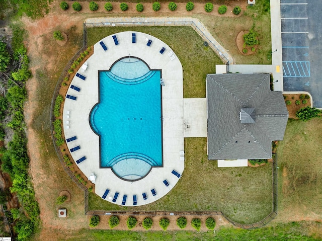 603 Betony Way, Greenville, SC 29607 - aerial view of a pool