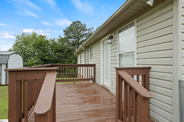 147 Highland Ridge Trl, Boiling Springs, SC 29316 - view of wooden deck