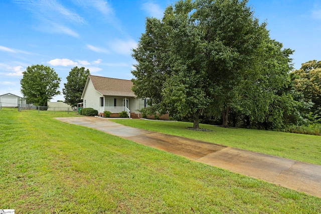 147 Highland Ridge Trl, Boiling Springs, SC 29316 - view of property hidden behind natural elements with covered porch