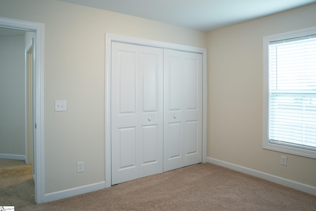 140 Belgian Blue Way, Fountain Inn, SC 29644 - unfurnished bedroom featuring carpet, a closet, multiple windows, and baseboards