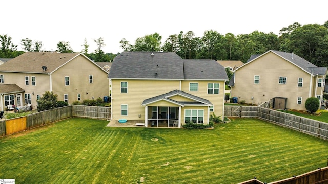140 Belgian Blue Way, Fountain Inn, SC 29644 - rear view of property with a sunroom and a residential view
