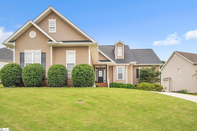 721 Dutchman Ct, Greer, SC 29651 - view of front of home featuring a front yard, a garage, and concrete driveway