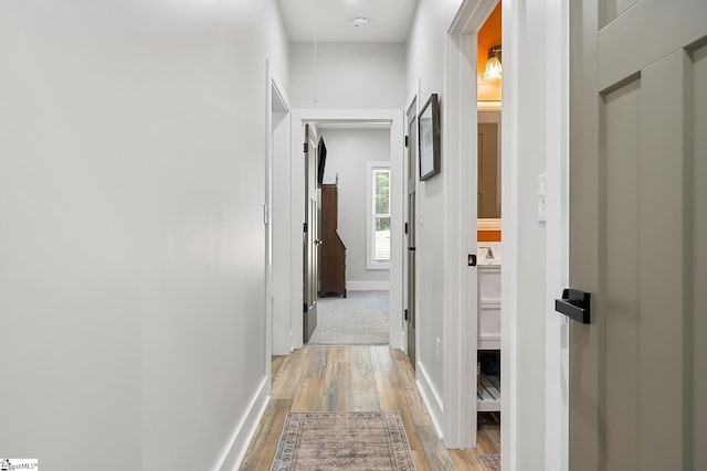 100 Grandview Dr, Anderson, SC 29625 - hallway featuring light wood-type flooring and baseboards