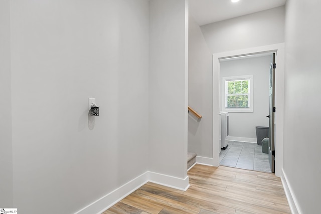 100 Grandview Dr, Anderson, SC 29625 - laundry area featuring light wood finished floors and baseboards