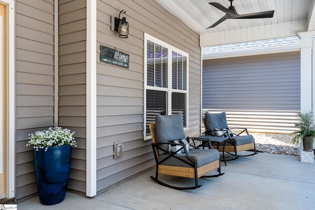 100 Grandview Dr, Anderson, SC 29625 - porch with a ceiling fan