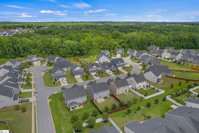 202 Walla Walla Ct, Greenville, SC 29607 - aerial view of property's location with nearby suburban area and a forest