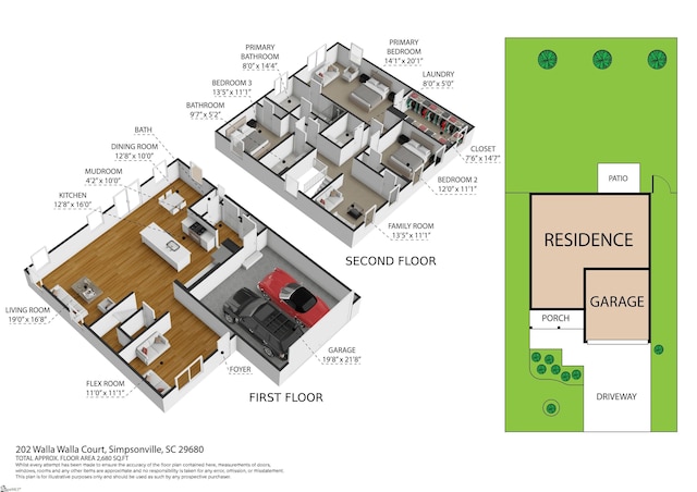202 Walla Walla Ct, Greenville, SC 29607 - home floor plan