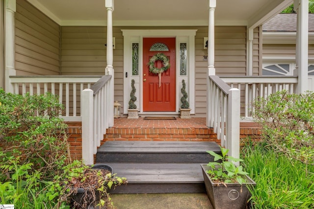 304 Oak Brook Way, Taylors, SC 29687 - property entrance featuring a porch and roof with shingles