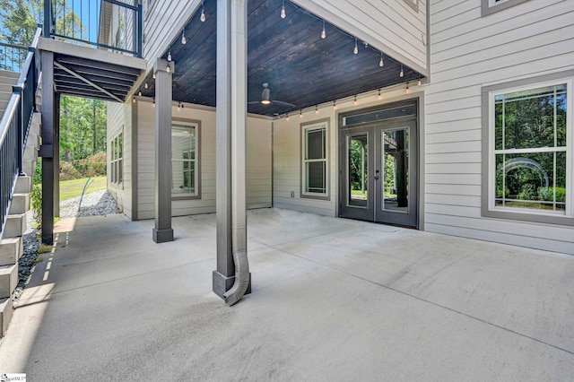 1061 Hidden Glory Dr, Landrum, SC 29356 - view of patio / terrace featuring french doors