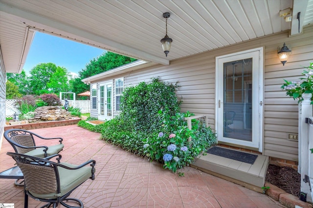 1783 Brockman Mcclimon Rd, Greer, SC 29651 - view of patio featuring french doors