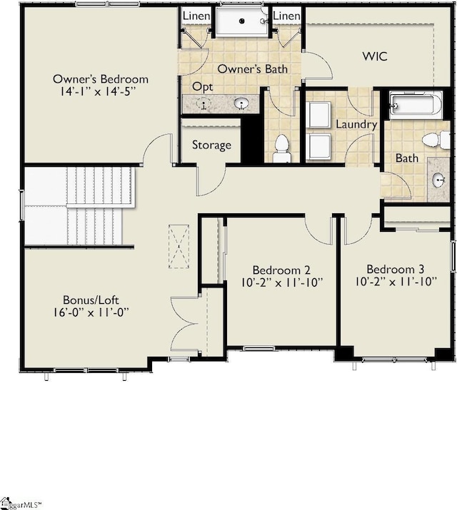 213 Fenner Pl, Greenville, SC 29607 - property floor plan