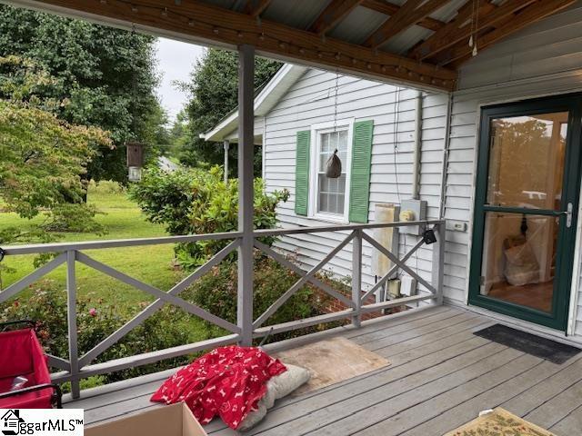 3444 Geer Hwy, Marietta, SC 29661 - view of wooden terrace