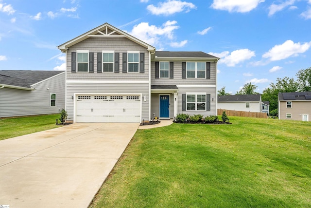 841 Speakeasy Ln, Inman, SC 29349 - view of front of property with an attached garage and concrete driveway