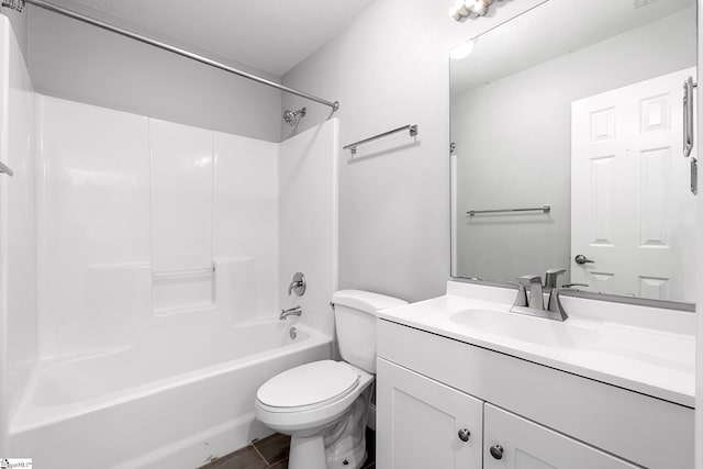 3 Alewine Ct, Taylors, SC 29687 - bathroom featuring toilet, vanity, and tub / shower combination