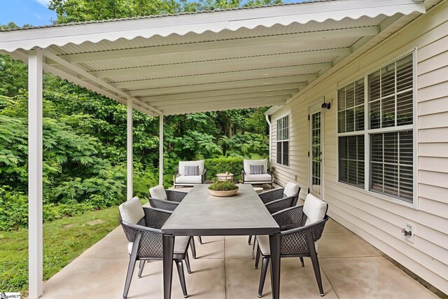 3 Alewine Ct, Taylors, SC 29687 - view of patio / terrace with outdoor dining area