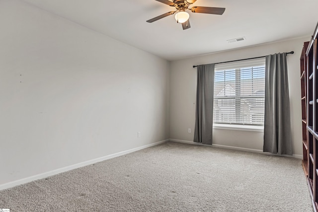 122 Rivermill Pl, Piedmont, SC 29673 - carpeted spare room featuring a ceiling fan and baseboards