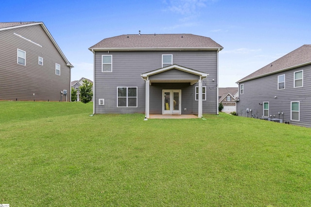 122 Rivermill Pl, Piedmont, SC 29673 - back of house with a patio, a yard, and french doors