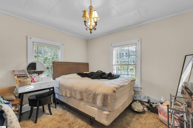 2413 Andrews Rd, Spartanburg, SC 29302 - carpeted bedroom with crown molding